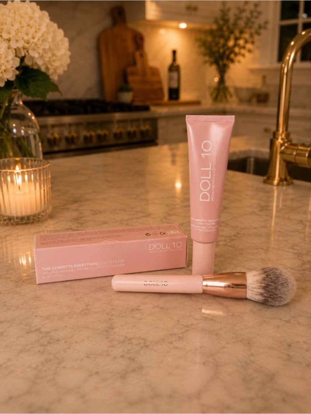 ✨ Doll 10 This Corrects Everything Liquid Filter Medium + Brush Bundle